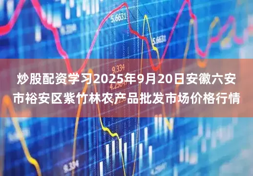 炒股配资学习2025年9月20日安徽六安市裕安区紫竹林农产品批发市场价格行情